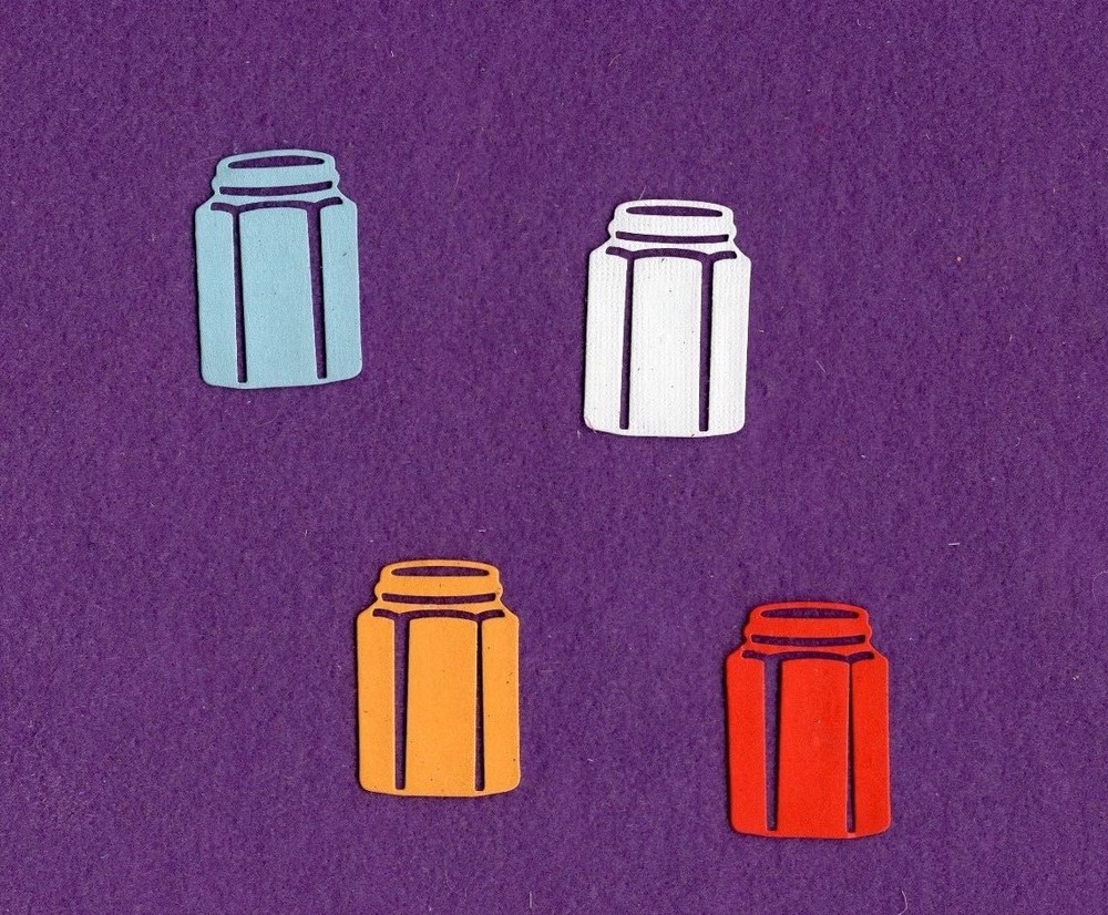 JAR # 5 bottle die cuts cards scrapbooking