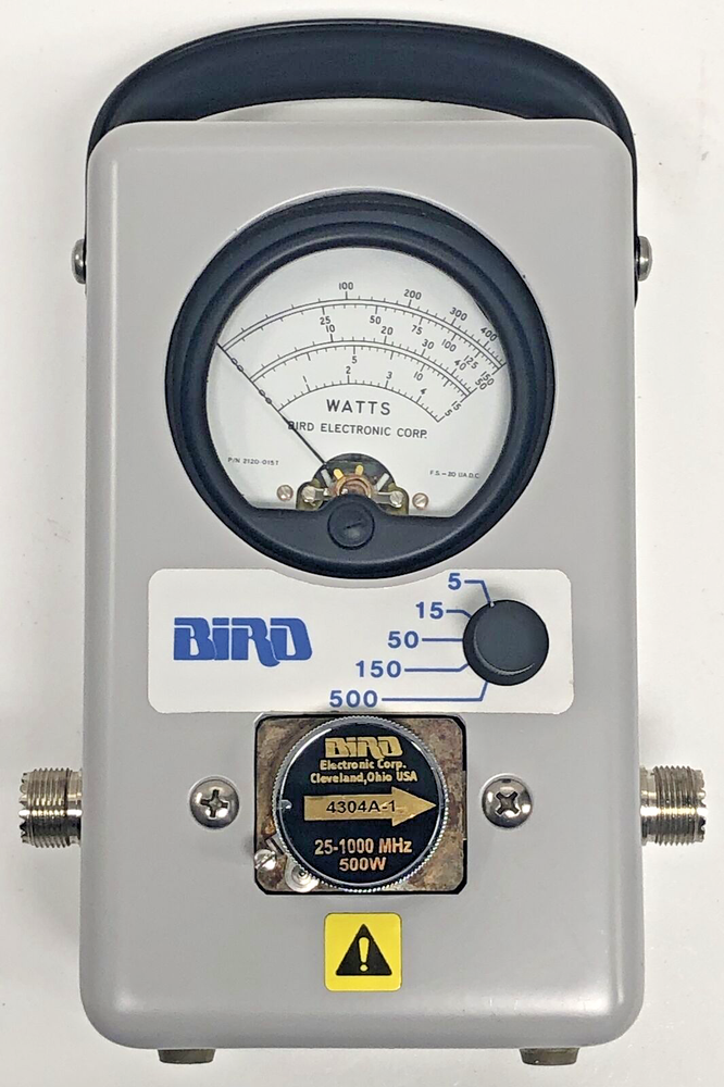 Bird 4304A Multi-Range 5-500W Thruline Wattmeter