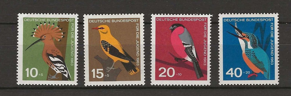Germany 1963 birds  MNH    (a605)
