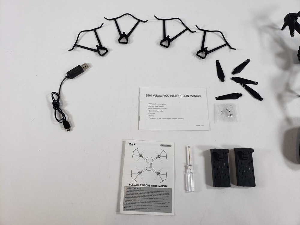 Drone with Camera 1080P HD FPV Foldable Drone Quadcopter with Case - Used