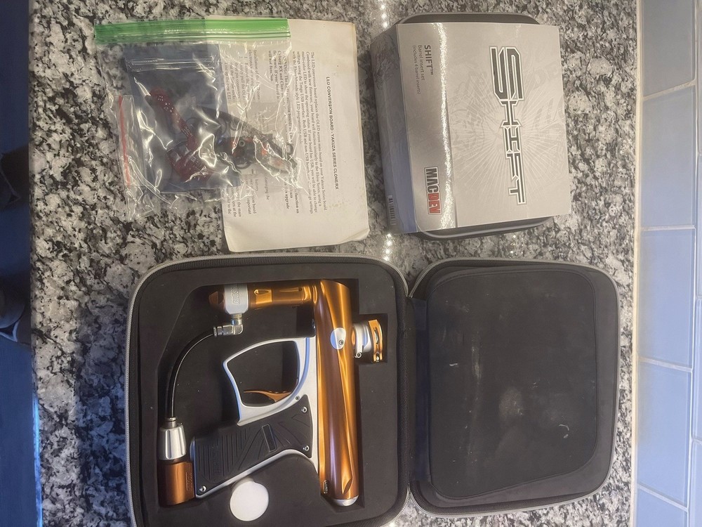 MacDev Clone VX Paintball Marker Gun W/ Case and Accessories