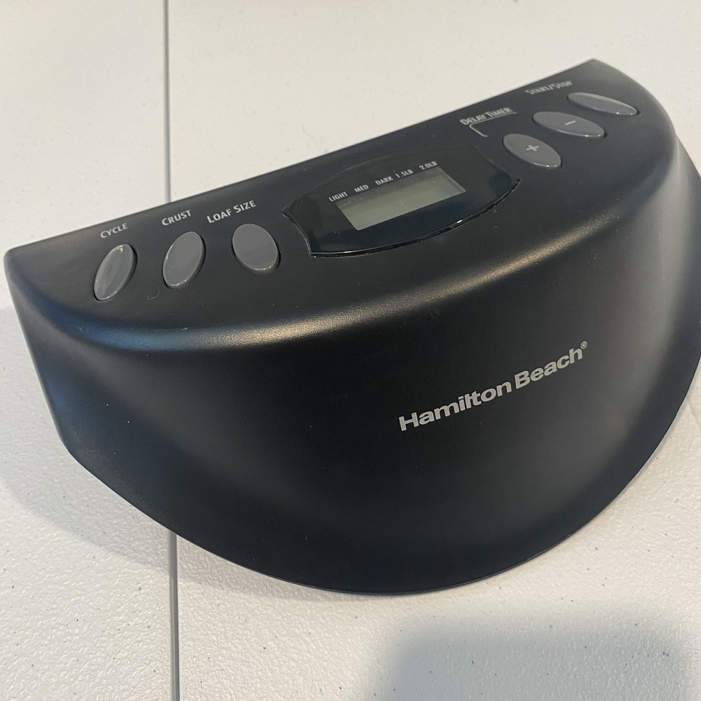 Hamilton Beach Bread Maker Control Panel Replacement Model 29882