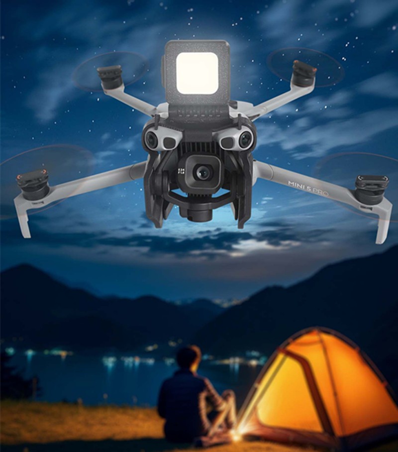 Gimbal Guard Protector with LED Light Lamp for DJI Mini 5 Pro Drone Accessories