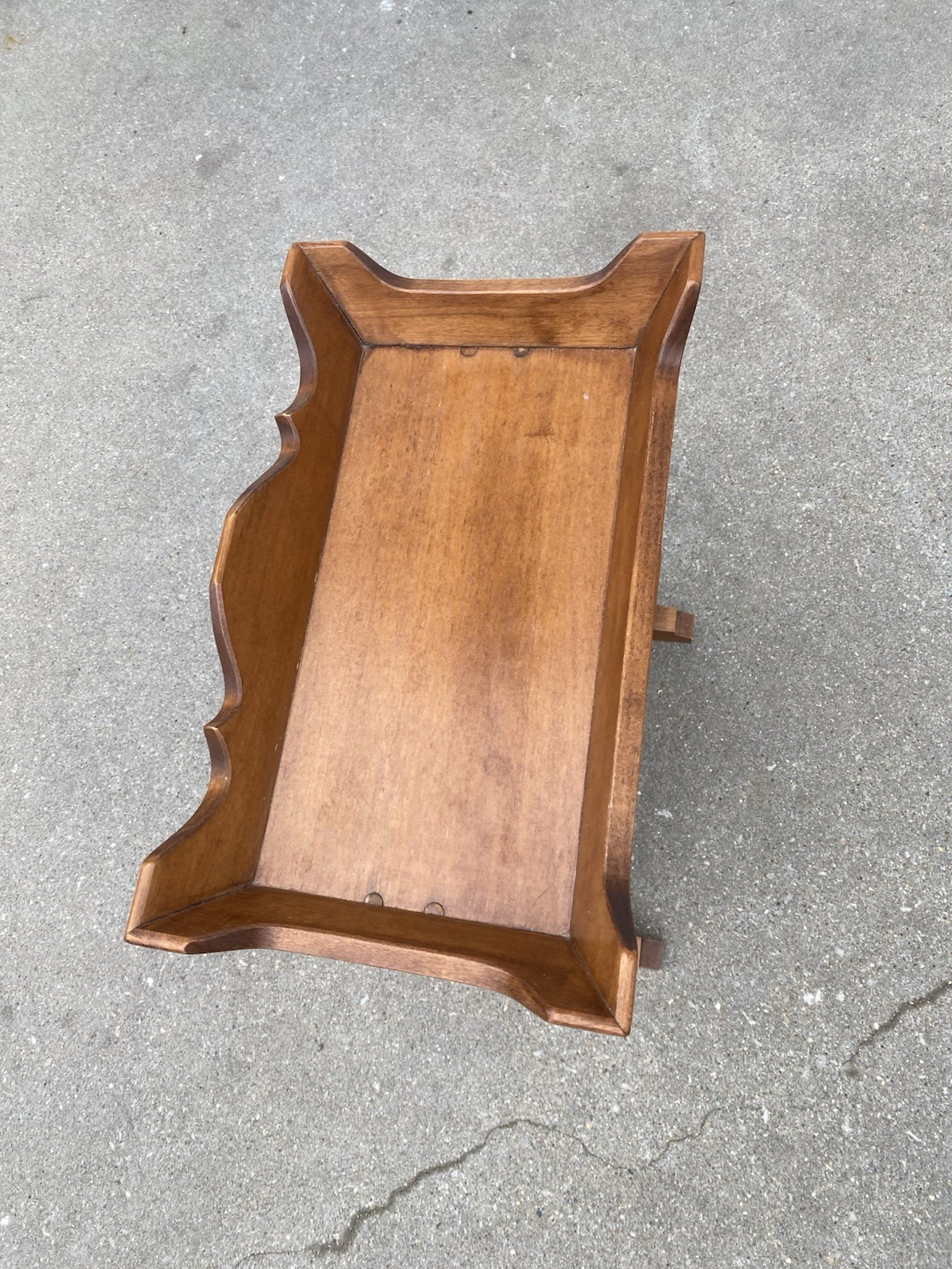 Tell City Chair Company Solid Hard Rock Maple Andover Unique 3 Tier Side Table