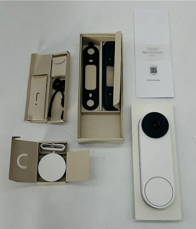 Google Nest Doorbell Wired 3rd Gen – Snow