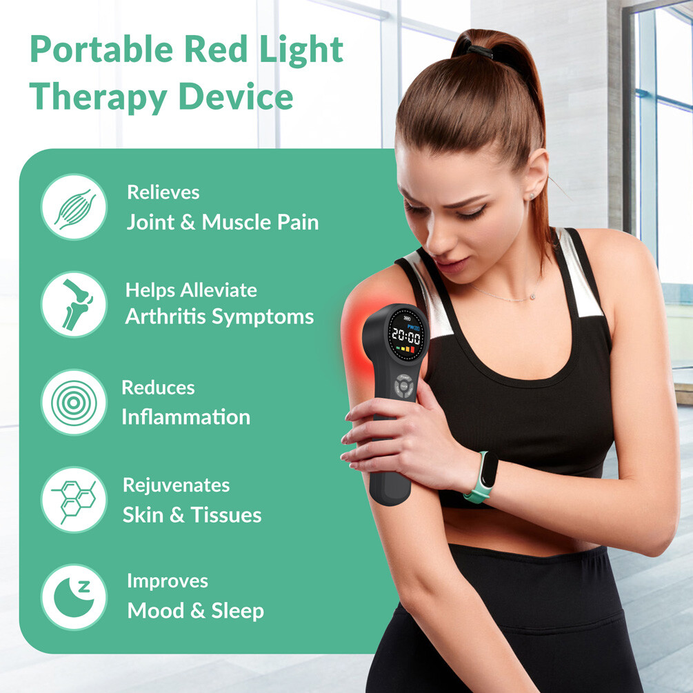 Medical Grade Cold Laser Therapy LLLT Device 24Diodes NIR Light For Pain Relief