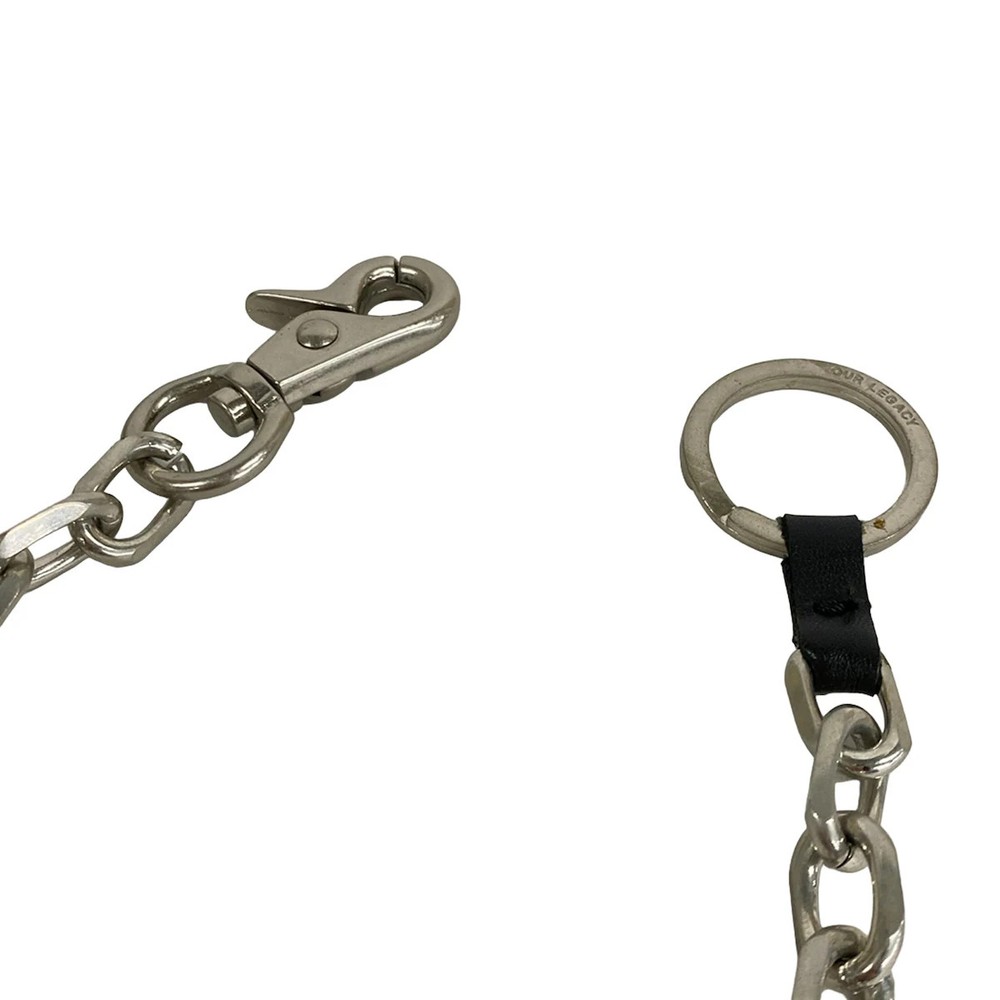 OUR LEGACY - Silver Black Hardware Leather Accessory