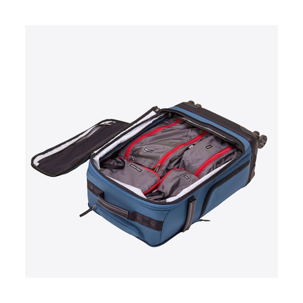 Trilogy Modular System I Modular 4-wheel spinner carry-on, with two zip-off b...