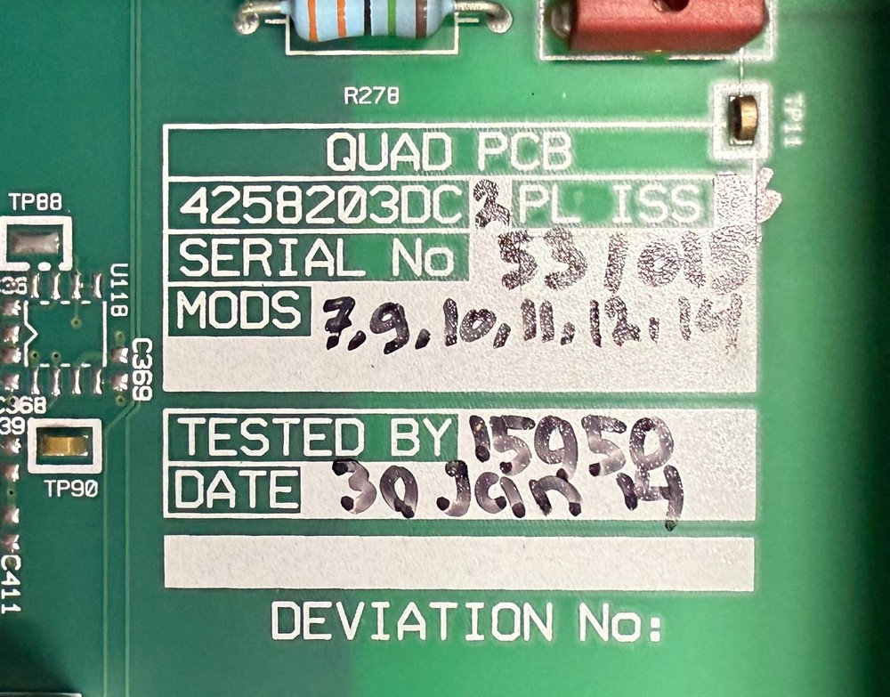 WATERS Micromass Synapt G2-Si 4258203DC2 SINGLE QUAD PCB Module Assembly cj