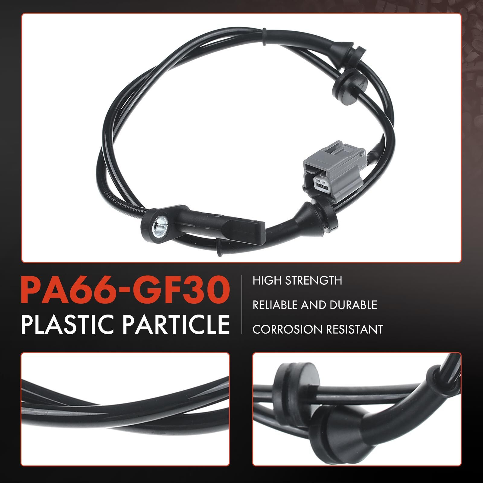 2Pcs Front Driver & Passenger ABS Wheel Speed Sensor for Nissan Rogue 2014-2020