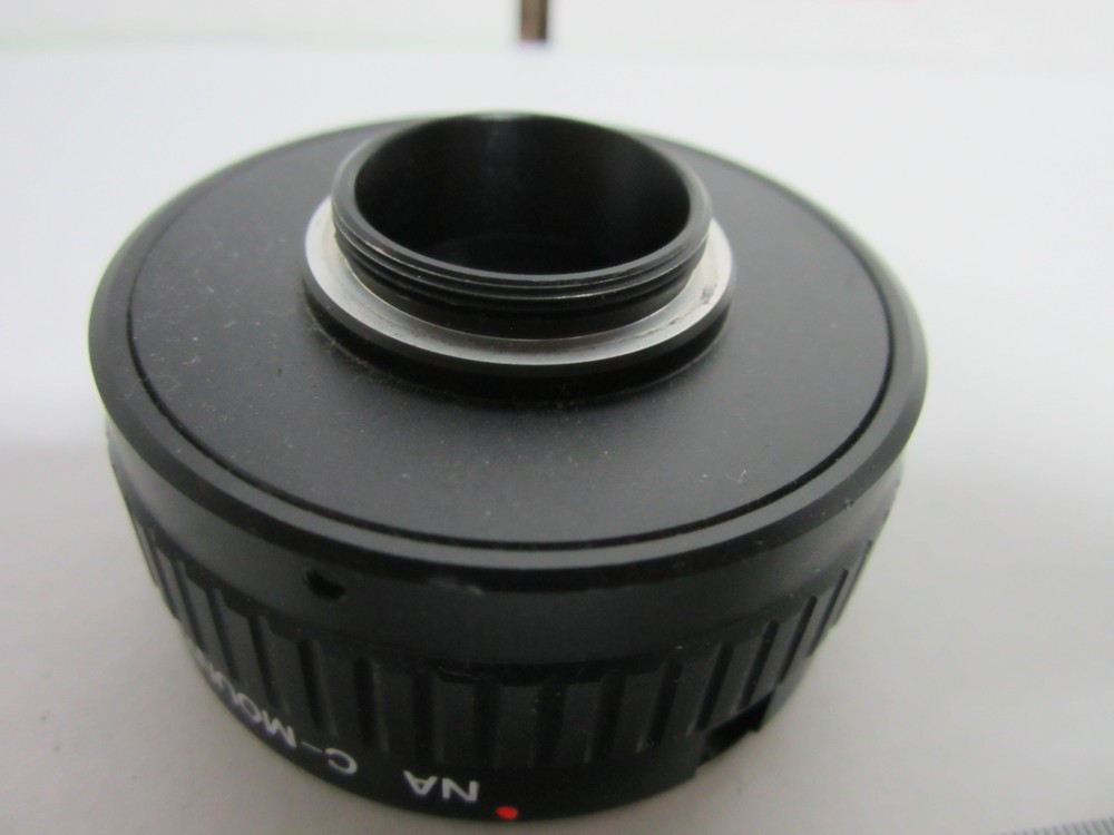 OPTICAL C-MOUNT ADAPTER JAPAN FOR CAMERA MICROSCOPE OPTICS BIN#N7-12
