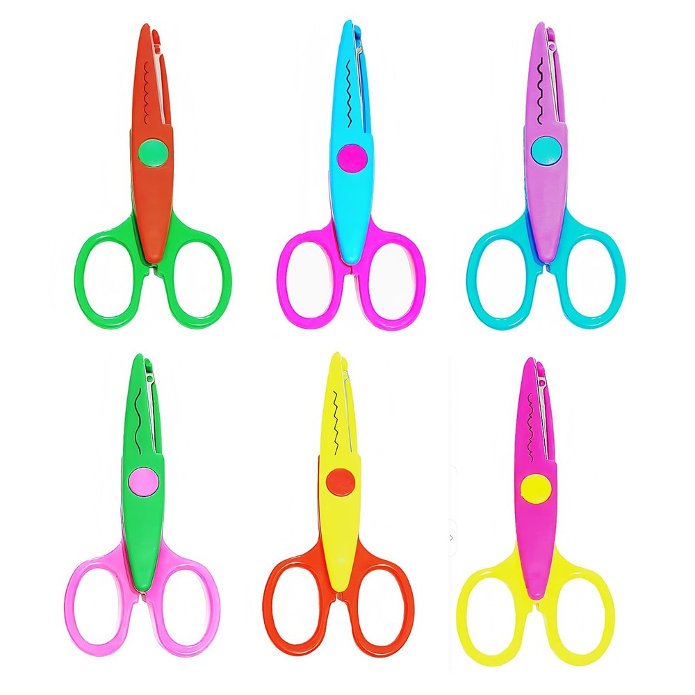 HAALII Craft Scissors Decorative Edge, for Crafting, Scissors, Zig Multicolor