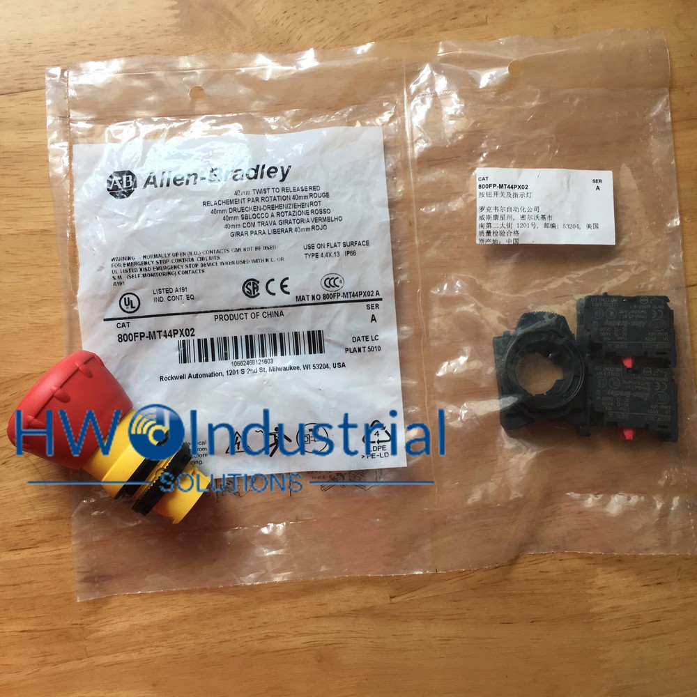 1PC New Emergency Stop Button Switch 800FP-MT44PX02 2NC