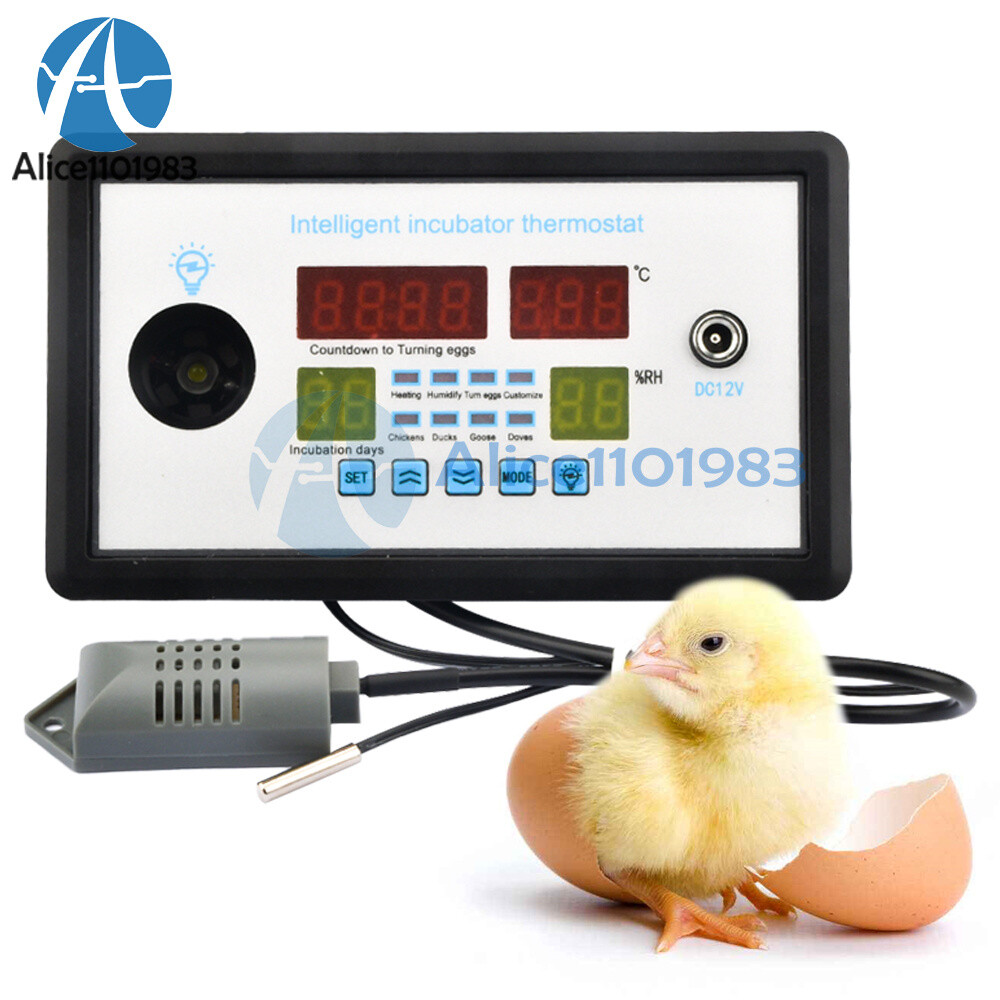 W9002 Multi-function Incubator Automatic Turning Intelligent Hatching Thermostat