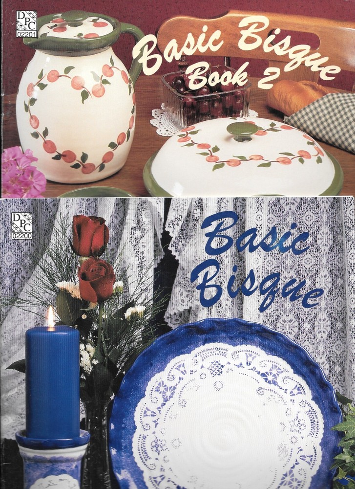 Basic Bisque & Basic Bisque 2 by Darrow & Parish, 2 Books Decorative Painting