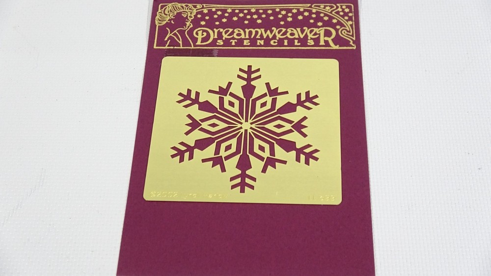 Snowflake - Dreamweaver Embossing Stencil Template LL399 - 2002