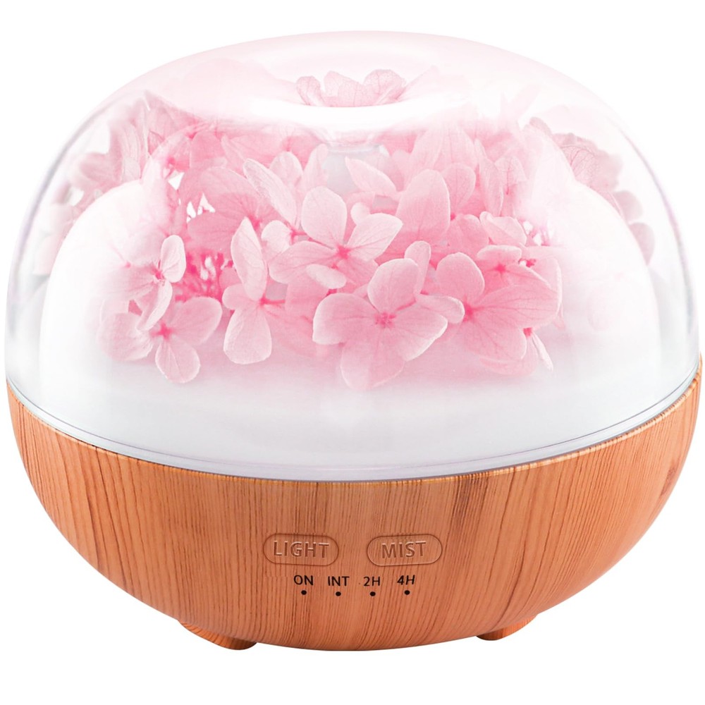 Aromatherapy Essential Oil Diffuser, 300ml Air Diffuser 300ml, Pink