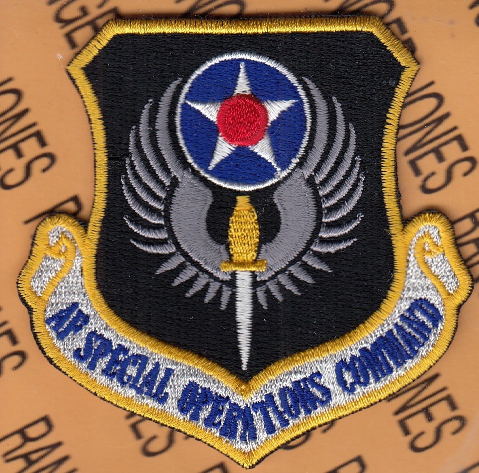 USAF Air Force Special Operations Command AFSOC ~3" patch c/e