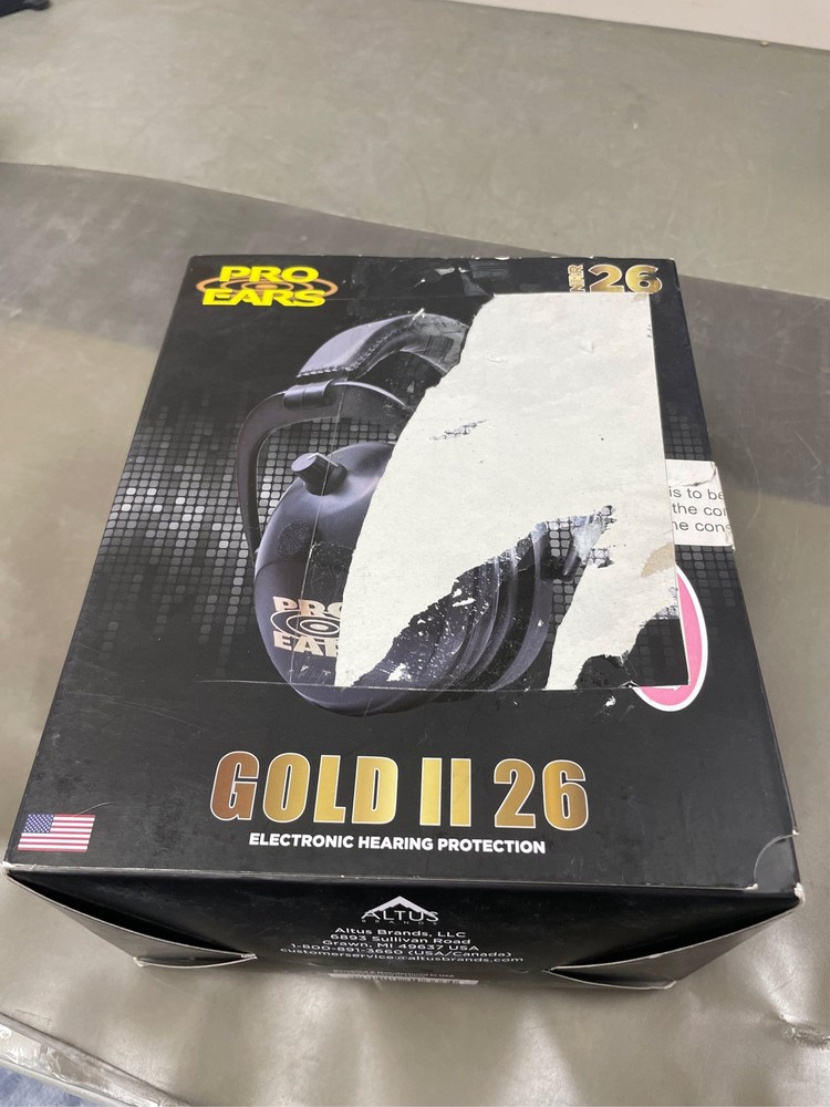 Pro Ears Gold II 26 Compression Hearing Amplify Protector Muffs, Pink