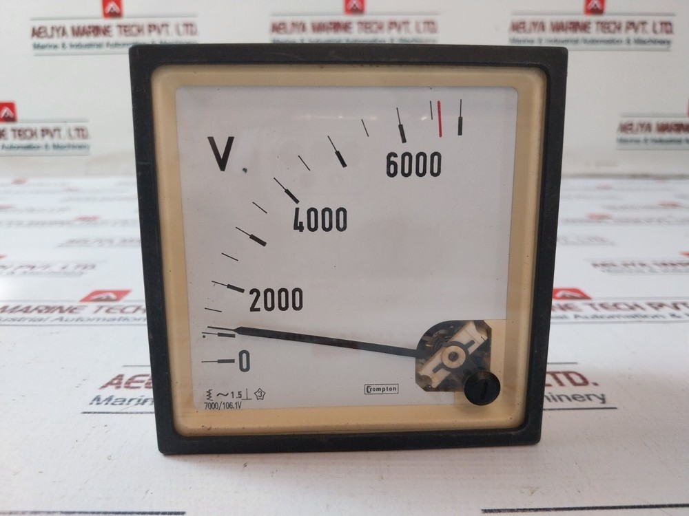 Crompton Instruments Volt Meter 0-7000V 60Hz