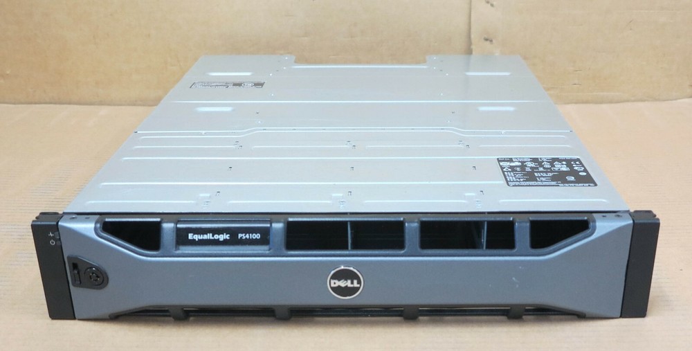 Dell EqualLogic PS4110X 24-Bay 2.5" SAS Slots iSCSI Storage Array 2x Controller