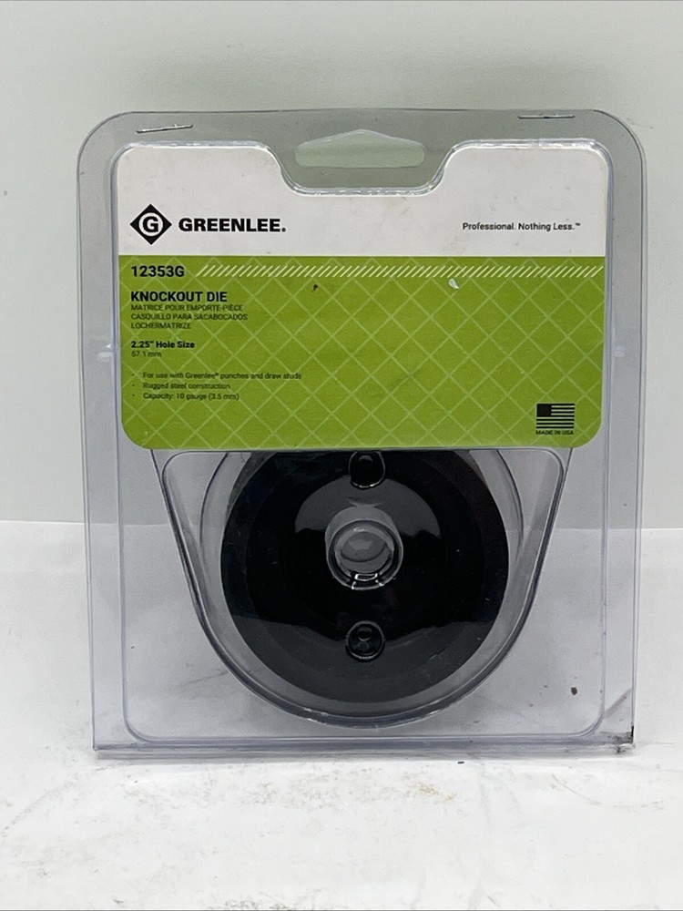 Greenlee 12353G Replacement Die, 2-1/4"