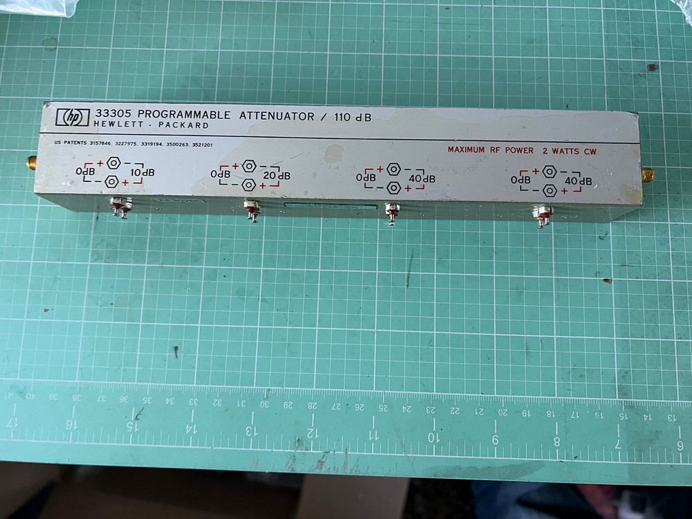 HP 33305B PROGRAMMABLE ATTENUATOR 110db