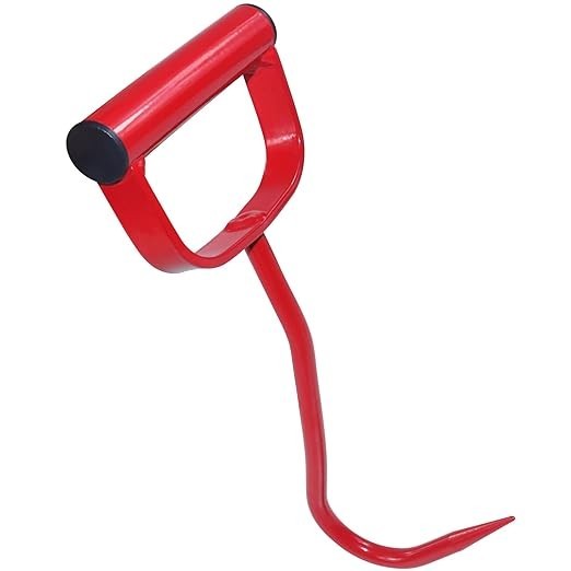 11" Metal Hay Hooks Farmer Rancher Tool for Move Stacking Loading Hay Bale Rolls