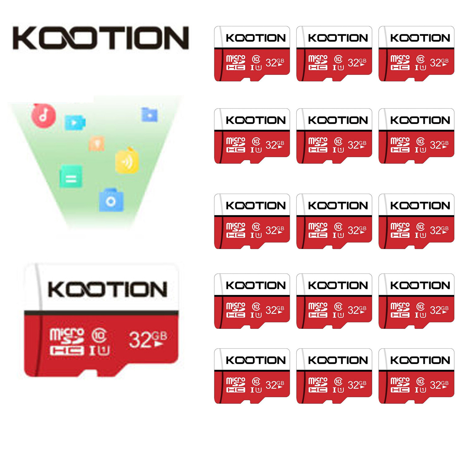 LOT 32GB Micro SD Card Memory Card SDHC Class10 TF Card For Camera