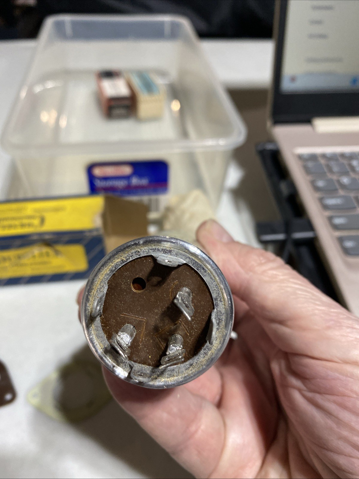 Cornell Dubilier capacitor vintage C1261 UPT-645-4235