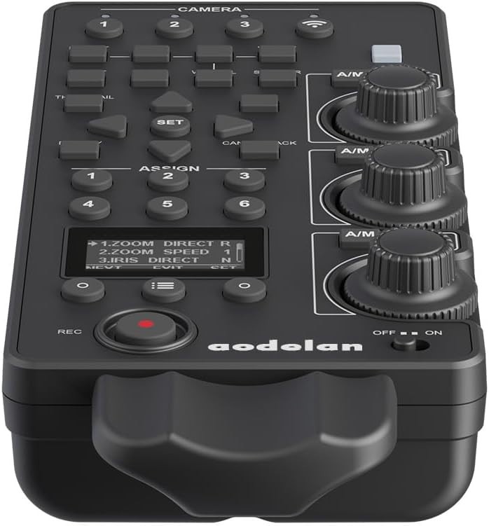 Updated Wireless/Wired Camera Remote Control for Sony & Canon – Focus, Iris,Zoom