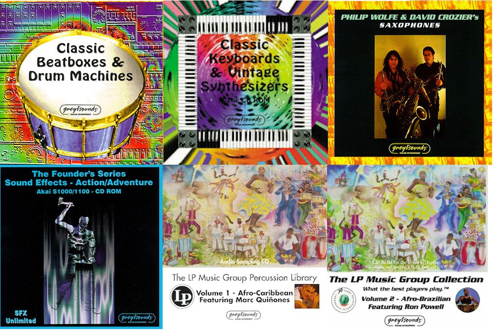 Mac CD ROMs - 6 CD ROM Set - formatted SampleCell