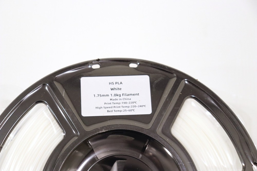 FlashForce HS PLA 1.75mm 1KG White 3D Printer Filament