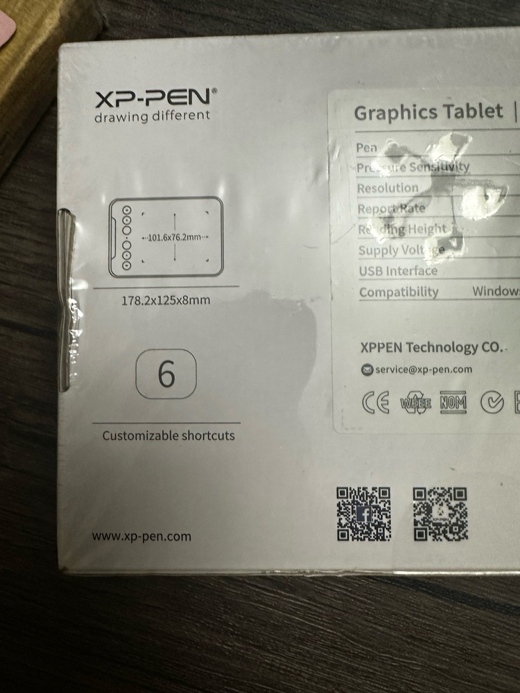 XP-Pen Deco mini4 Graphics Tablet - 8192 Levels Pen - NIB - Mac/Win/Android