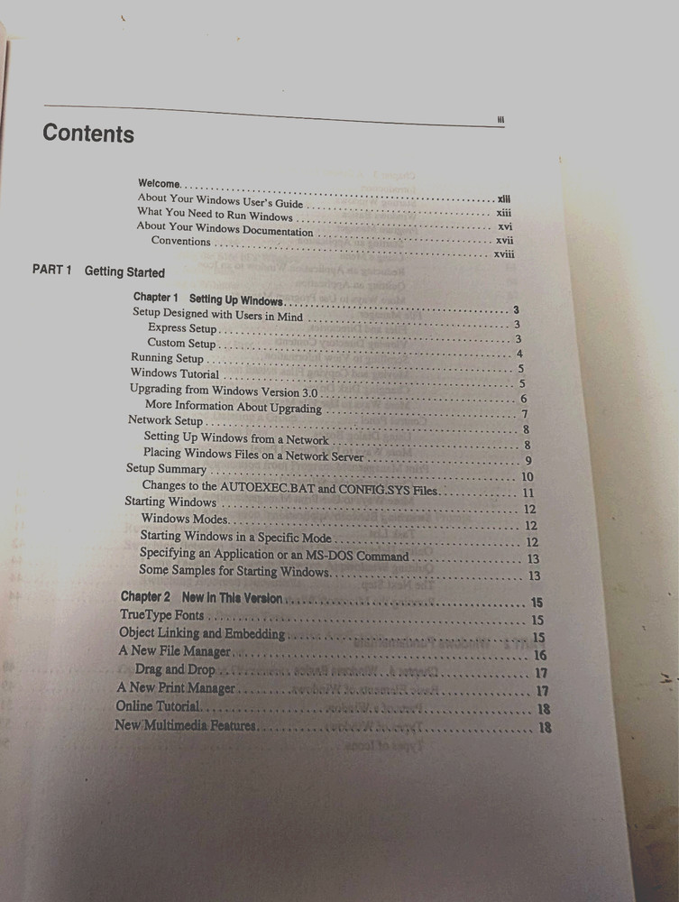 Vintage Microsoft Windows 3.1 User's Guide Excellent Condition
