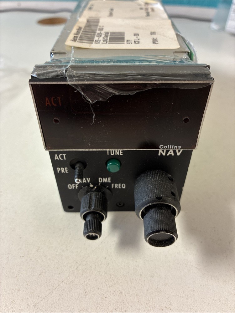 Collins Nav Digital Control Head P/N 622-4524-063