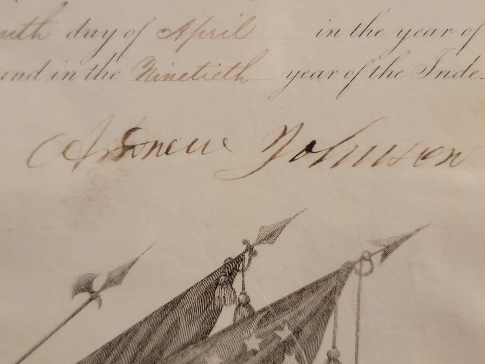 🌟HISTORIC President Andrew Johnson HAND SIGNED 1866 "MAJOR GENERAL" APPOINTMENT