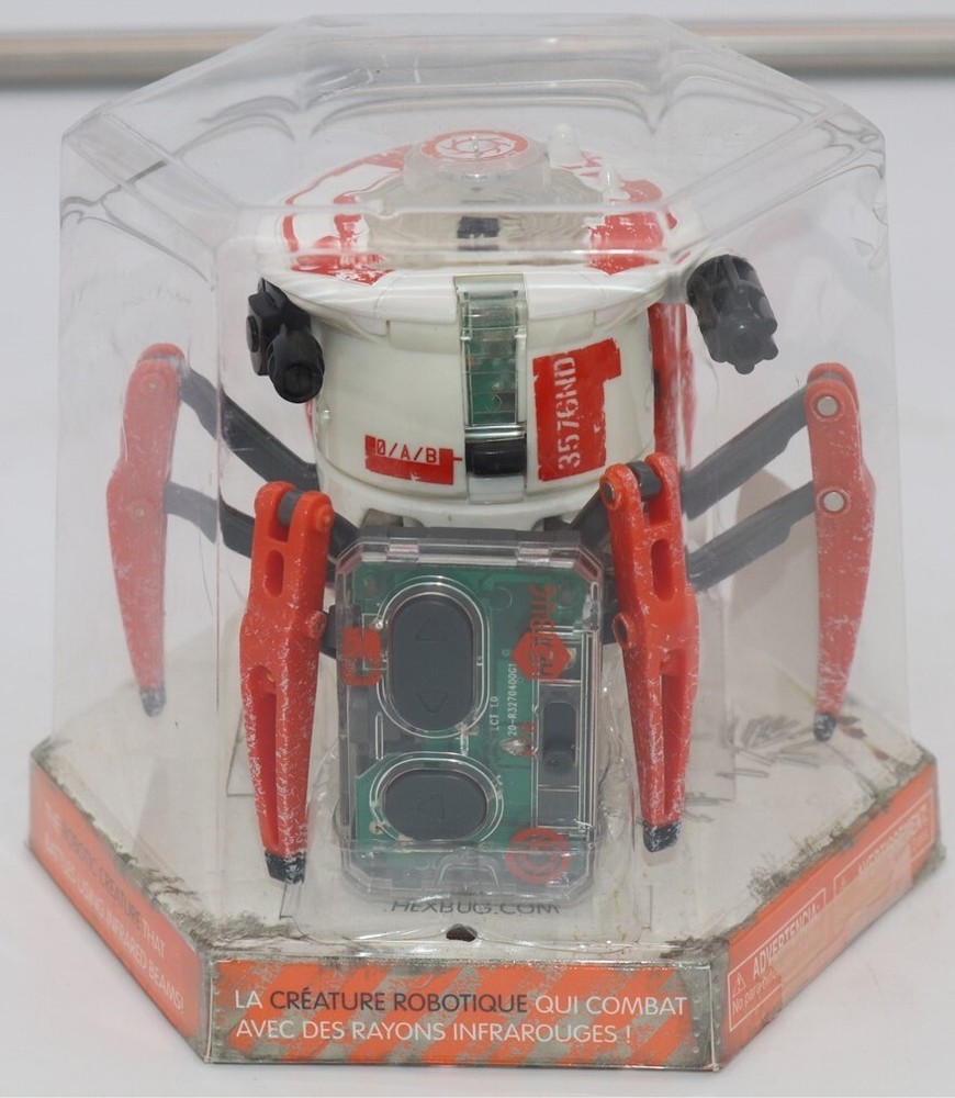 Hexbug Micro Robotic Creature Remote Control Battle Spider w/ light - NEW -