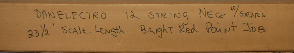 1960's Danelectro 12-String Prototype Neck Red w/Box