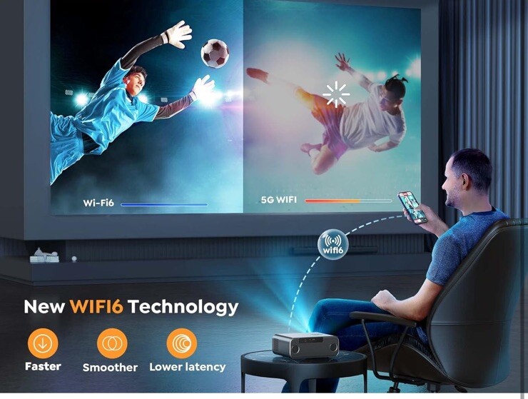 New YABER Pro V9 Entertainment Projector