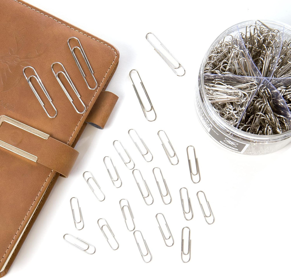 700Pcs Paper Clips Assorted Sizes Large (700PCS)