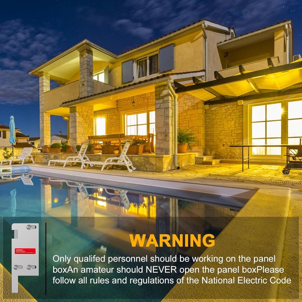 Generator Interlock Kit Compatible with Square D Vertical Main 150 or 200 amp Br