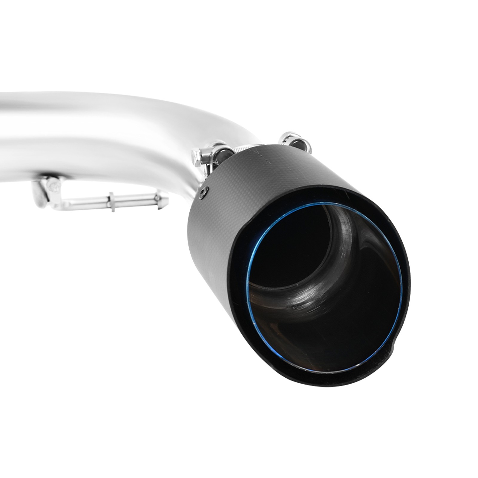 For BMW F30 F32 335i 435i 2012-16 Black Chrome Carbon Axle Back Muffler Exhaust