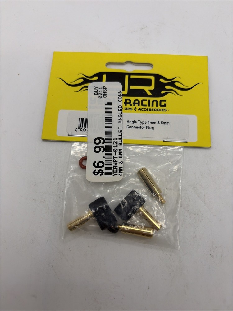 Yeah Racing 4mm & 5mm Bullet Angled Connector Set [YEAWPT-0121] B127