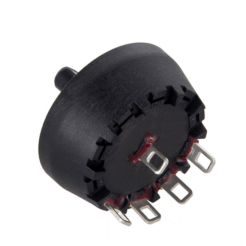 Fan selectors rotating switches with Black Control Knobs 4-Position 3-Speed