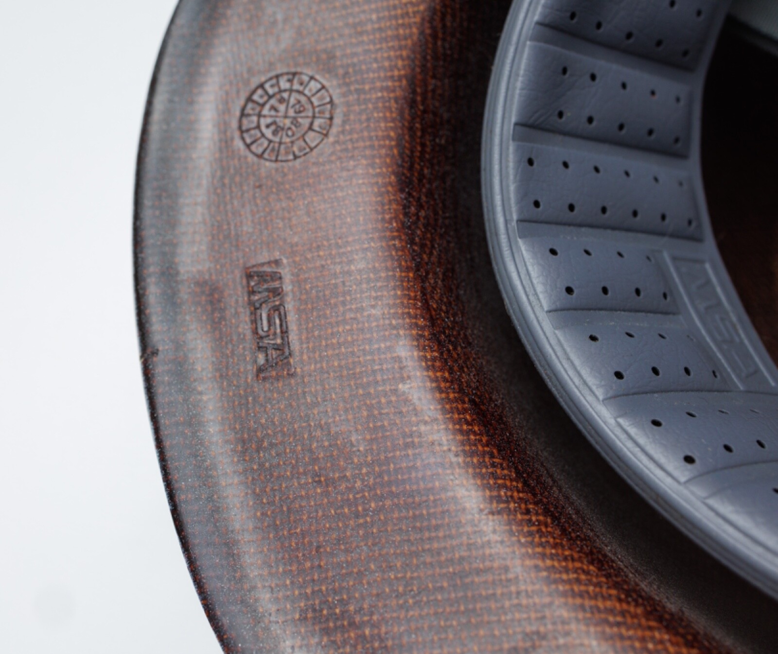 Vintage MSA SKULLGARD US Steel Iron Worker Hard Hat 1979 Pittsburgh Homestead