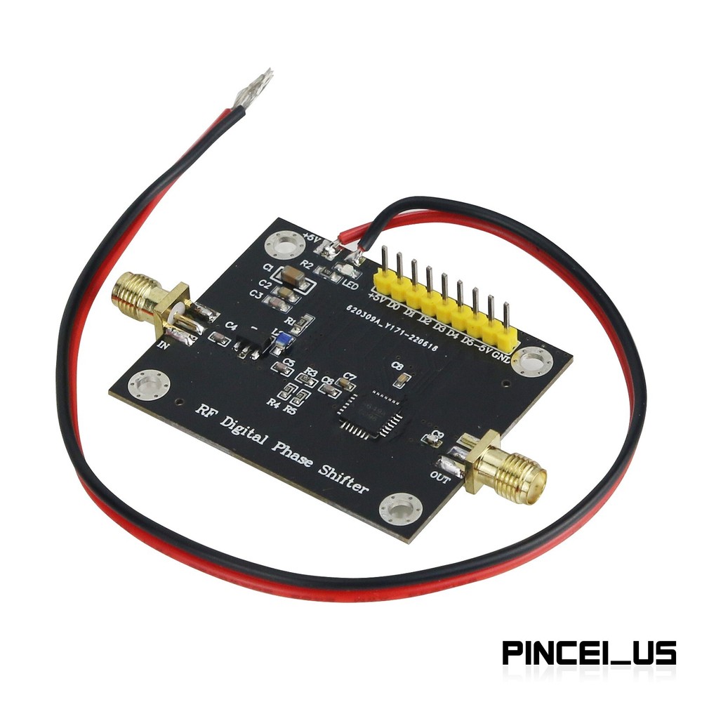 3-6GHz RF Digital Phase Shifter 6Bit Microwave Phase Shift Module SMA Connector