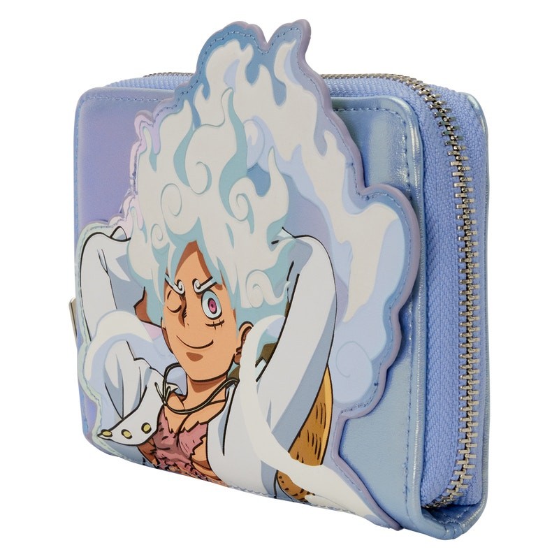 NEW IN HAND NYCC LIMITED One Piece GEAR5 Luffy GLOW Zip Around Wallet Loungefly