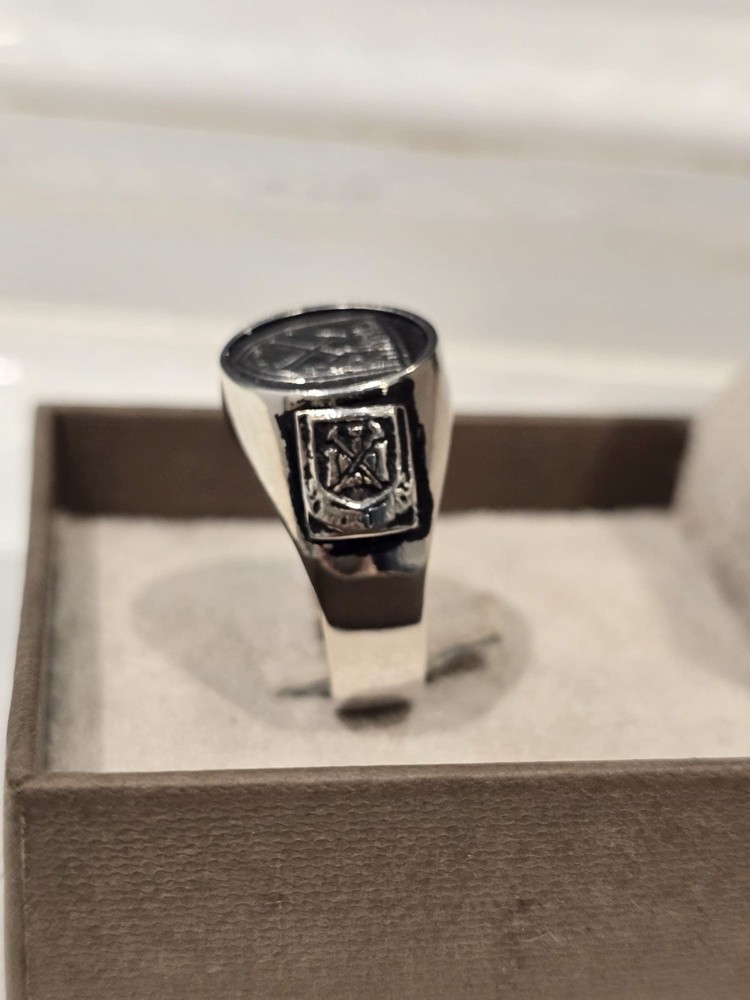 West Ham silver ring 925