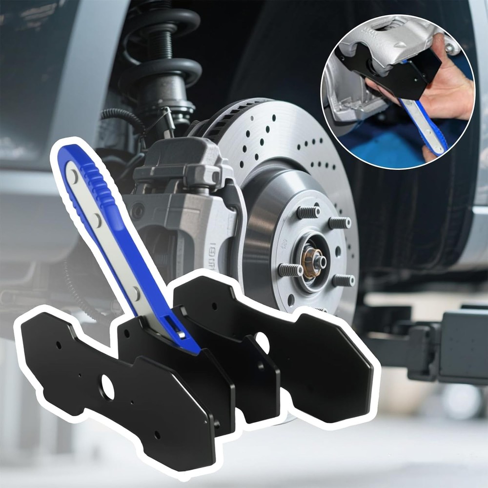 Brake Caliper Compression Tool,Caliper Piston Compressor Tool with 2 Brake Calip
